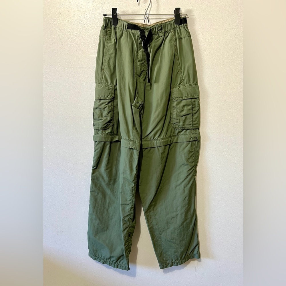 REI Men's Olive Cargo Zip-Off Short/Pants - Size Small (27"x30L) - Picture 3 of 15